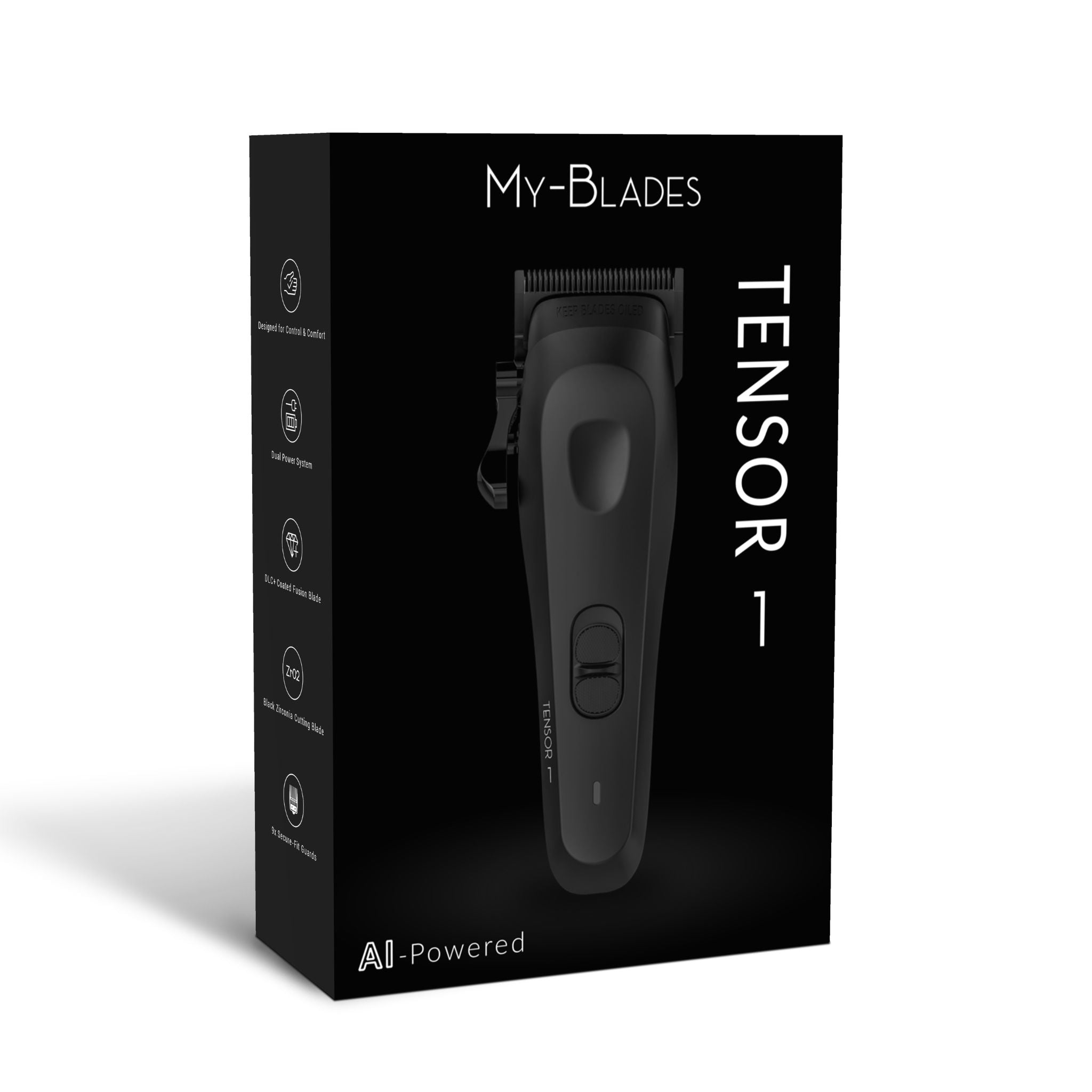 Tensor 1 Black – AI 驱动的专业理发和理发器